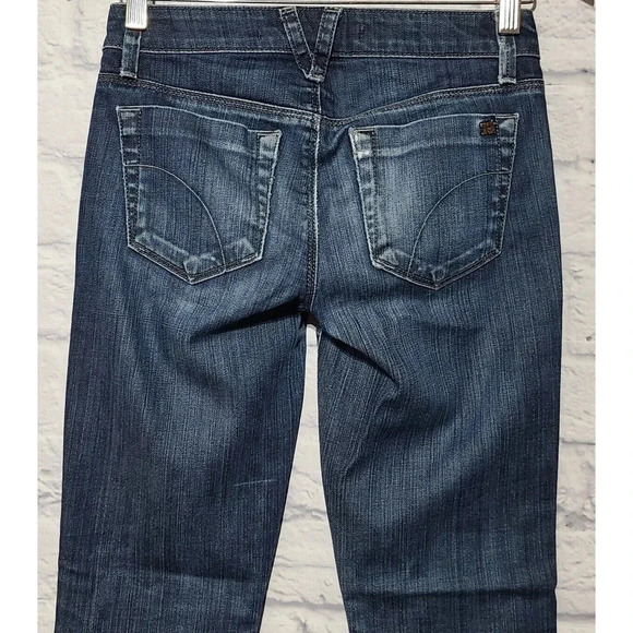 Joe's Jeans The Honey Booty Fit Denim Womens 24 Blue Marissa Wash Fading Bootcut - Picture 4 of 8